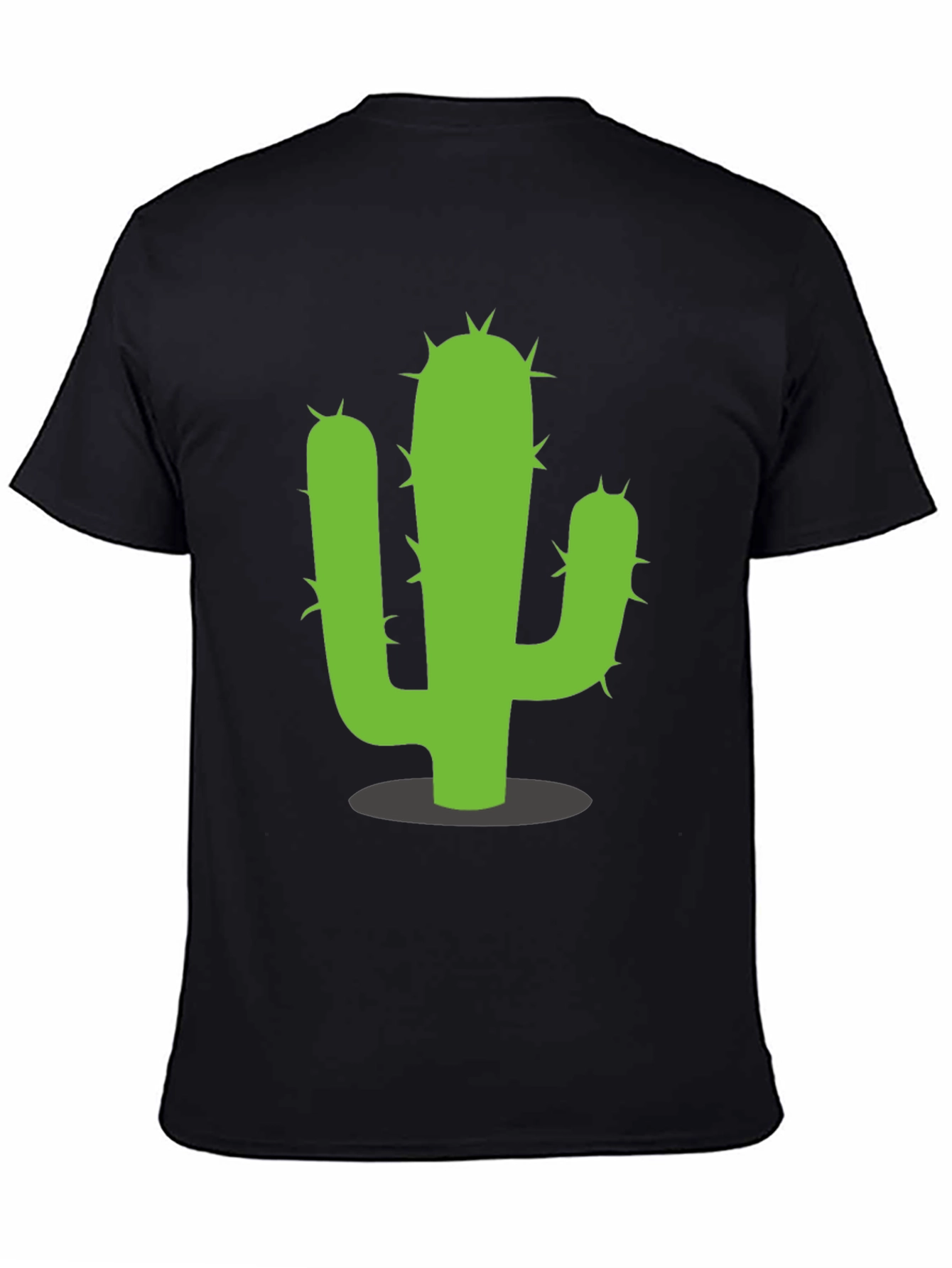 Cactus Graphic Tee - Black Cotton
