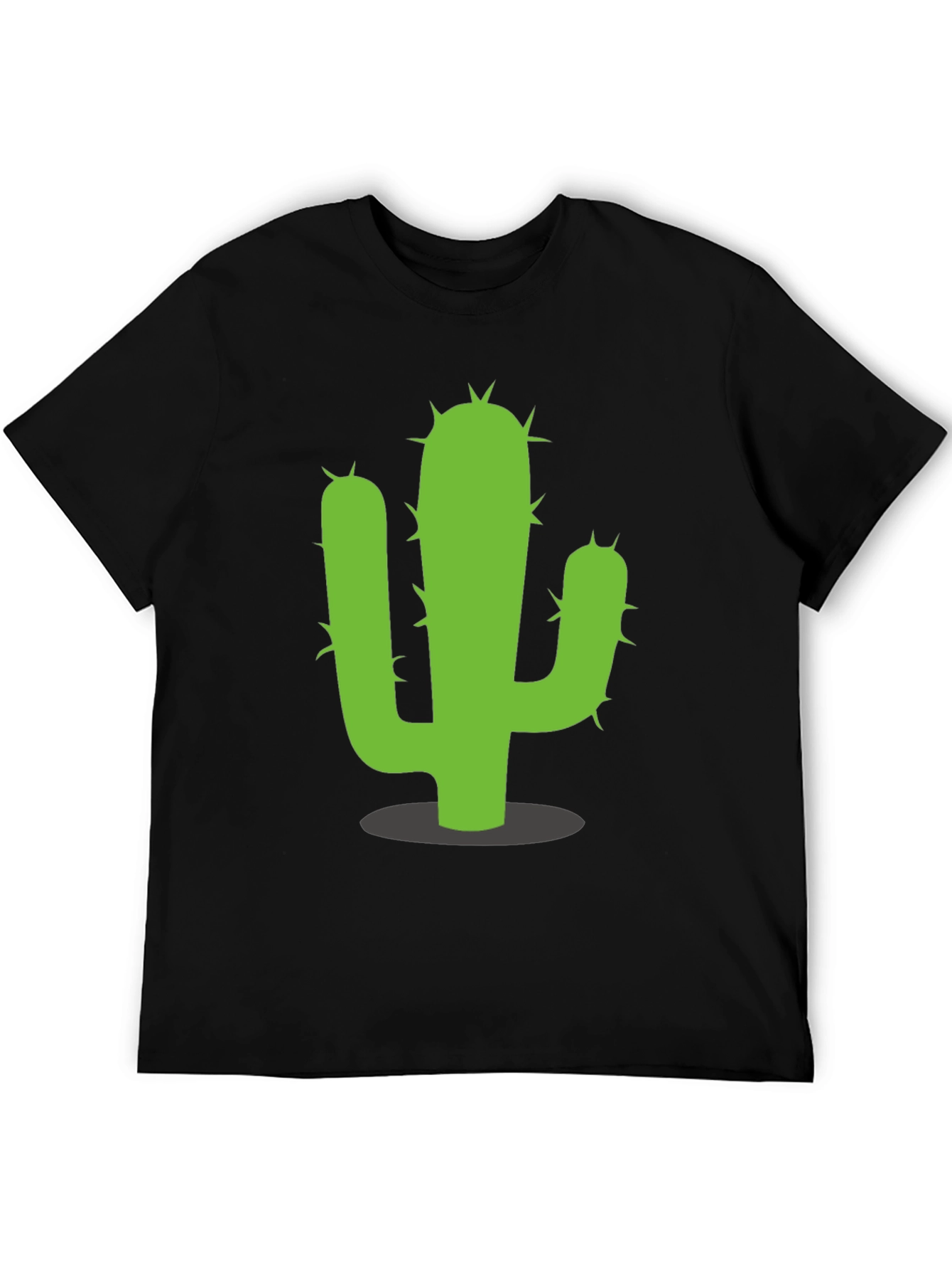 Cactus Graphic Tee - Black Cotton