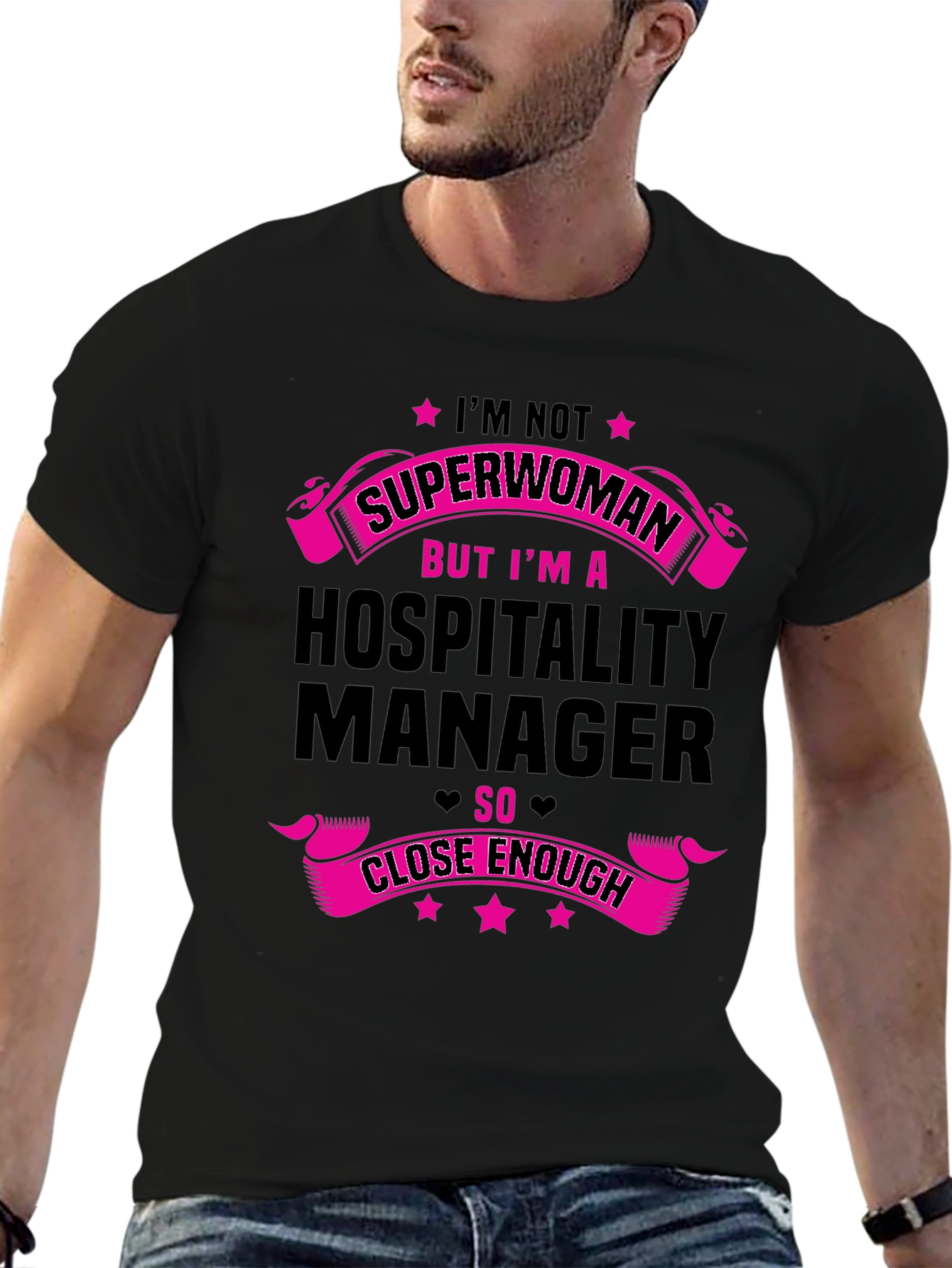 Hospitality Manager T-Shirt - Not Superwoman