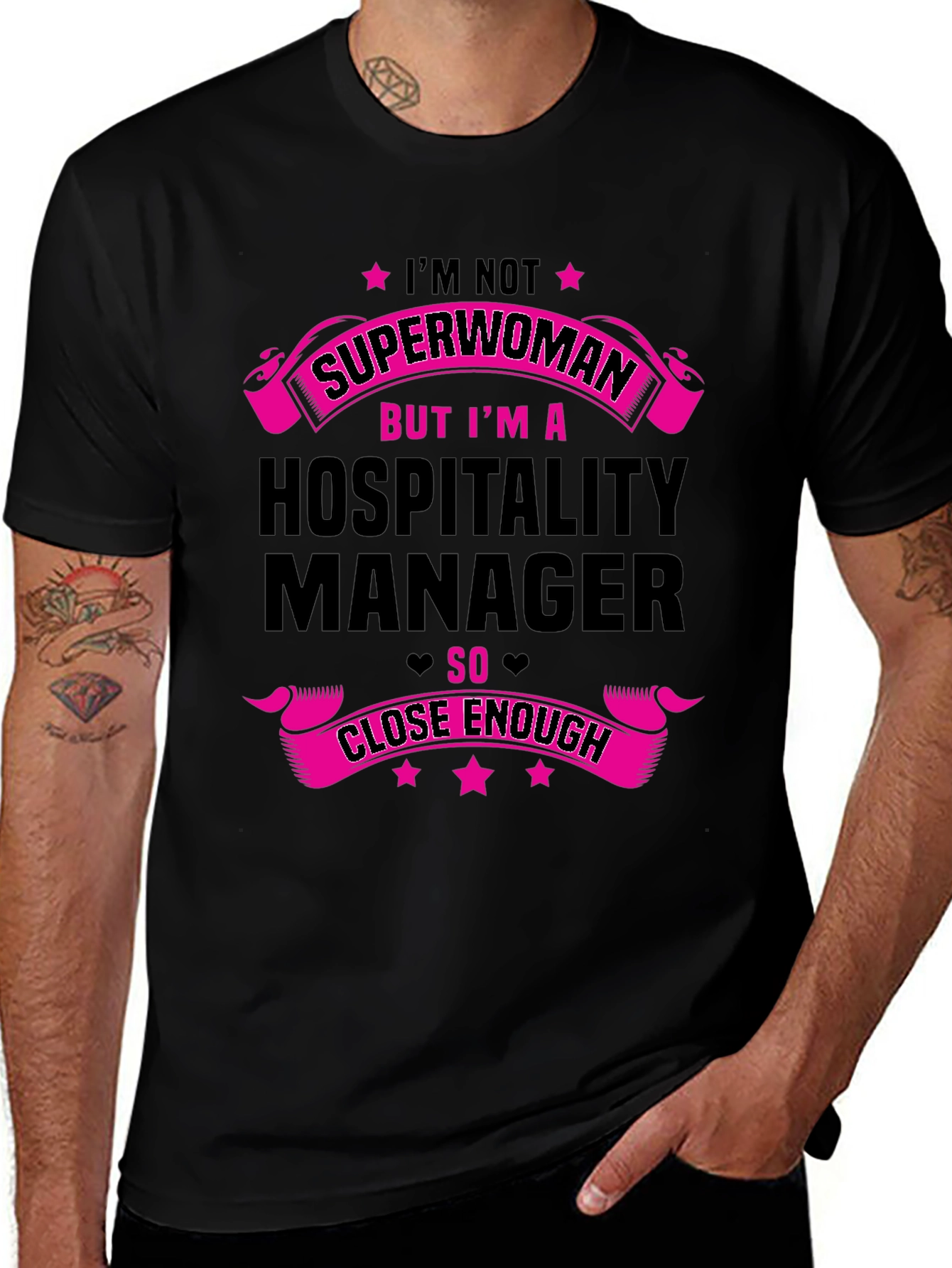 Hospitality Manager T-Shirt - Not Superwoman