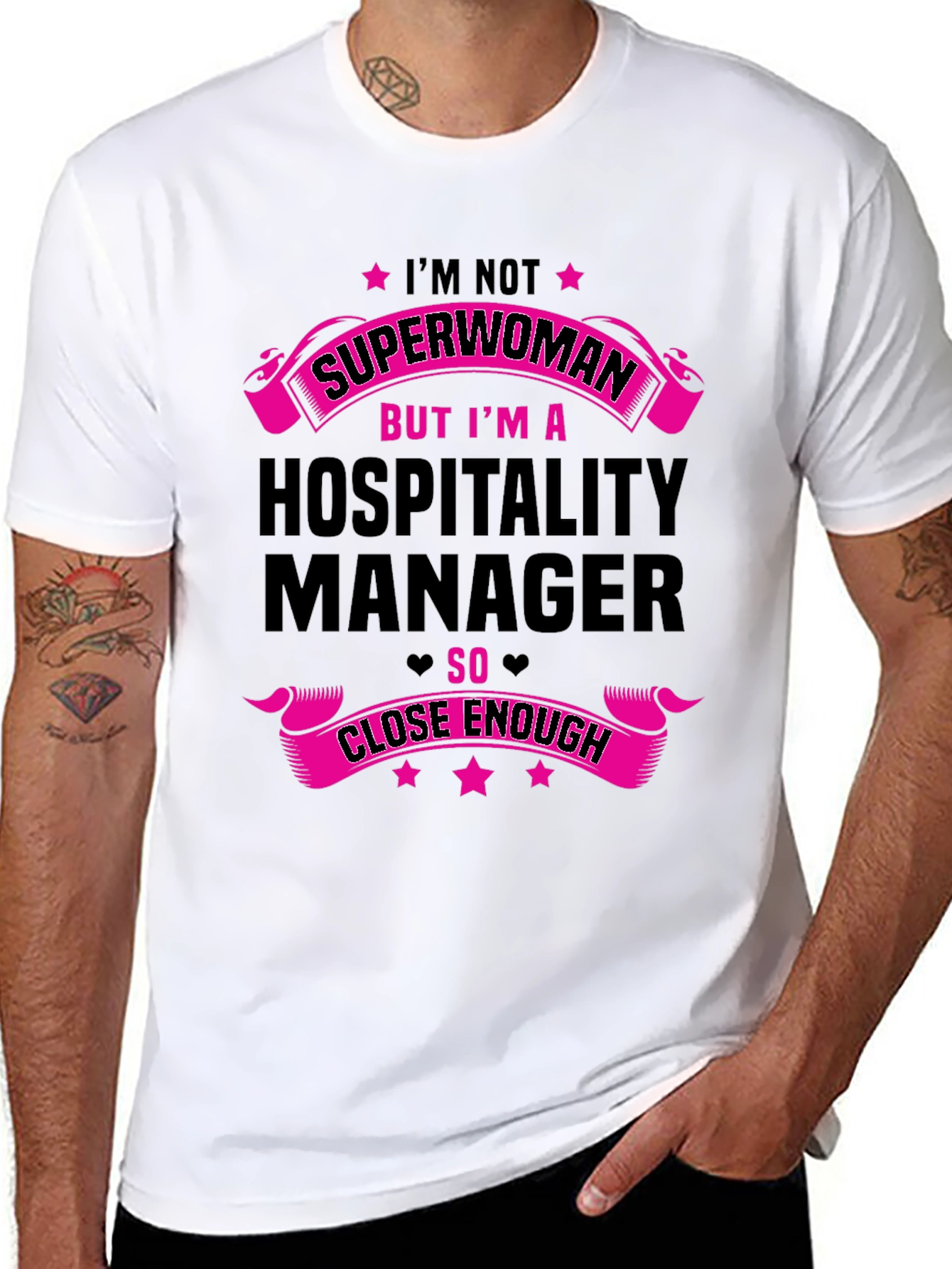 Hospitality Manager T-Shirt - Not Superwoman