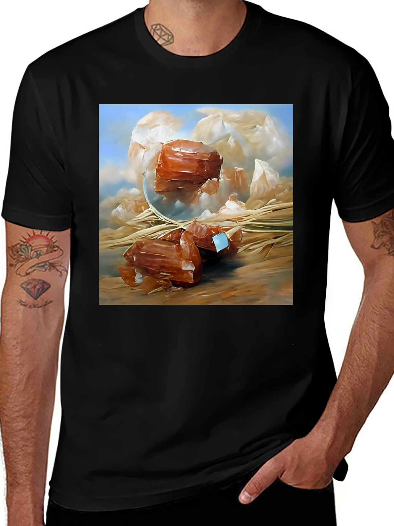 Modern Abstract Art Graphic T-Shirt