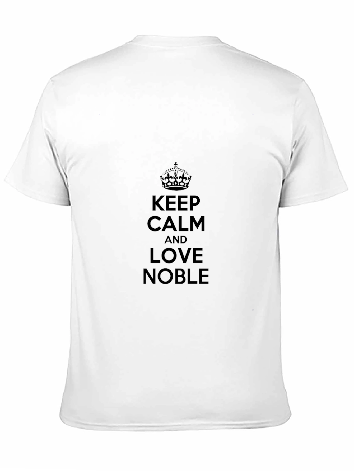 Keep Calm and Love Noble Black T-Shirt