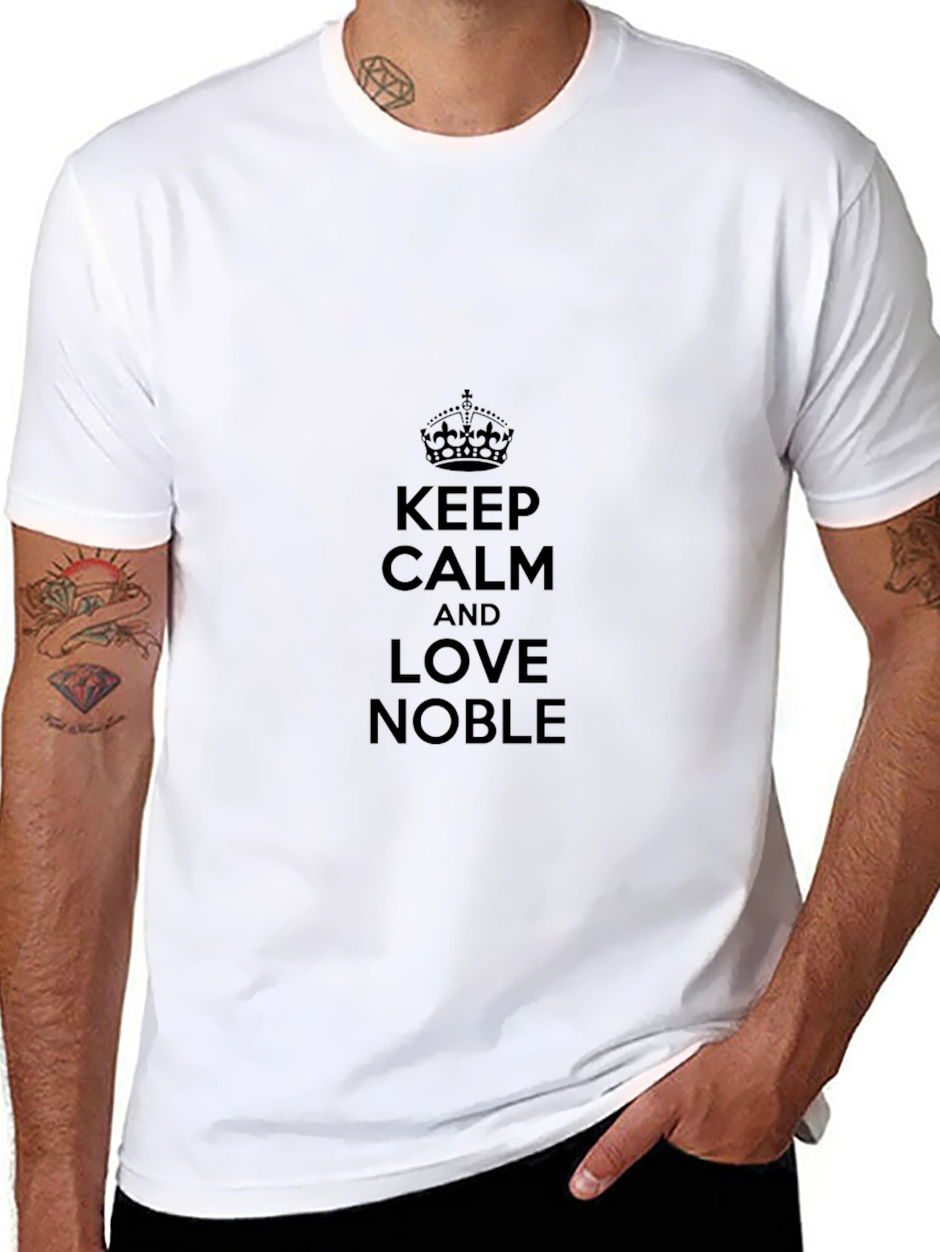 Keep Calm and Love Noble Black T-Shirt