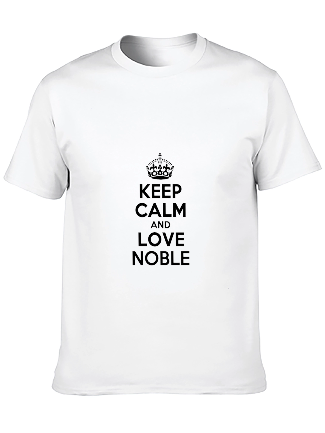Keep Calm and Love Noble Black T-Shirt