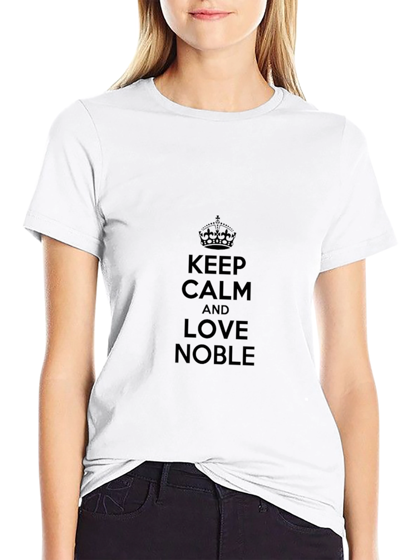 Keep Calm and Love Noble Black T-Shirt