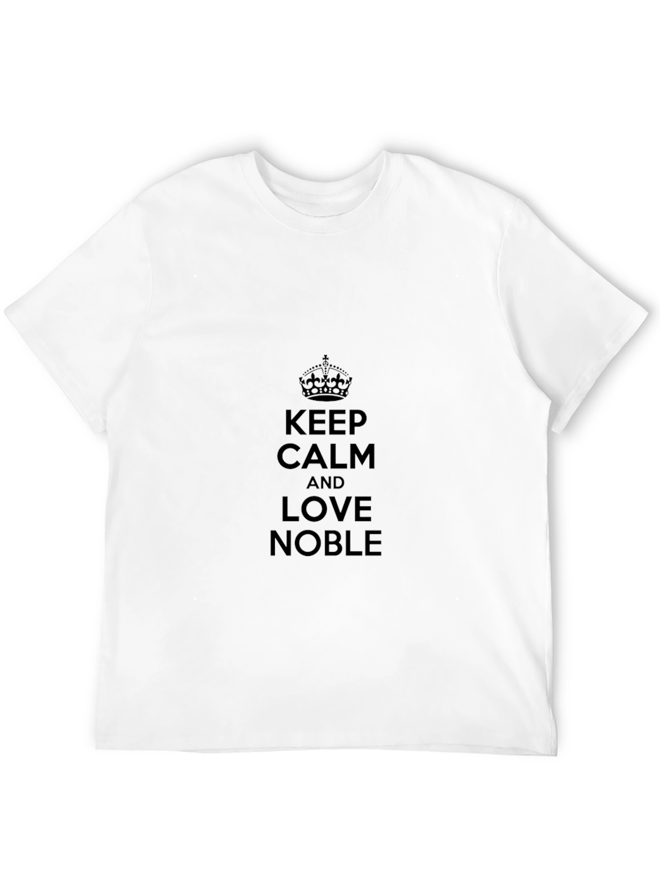 Keep Calm and Love Noble Black T-Shirt