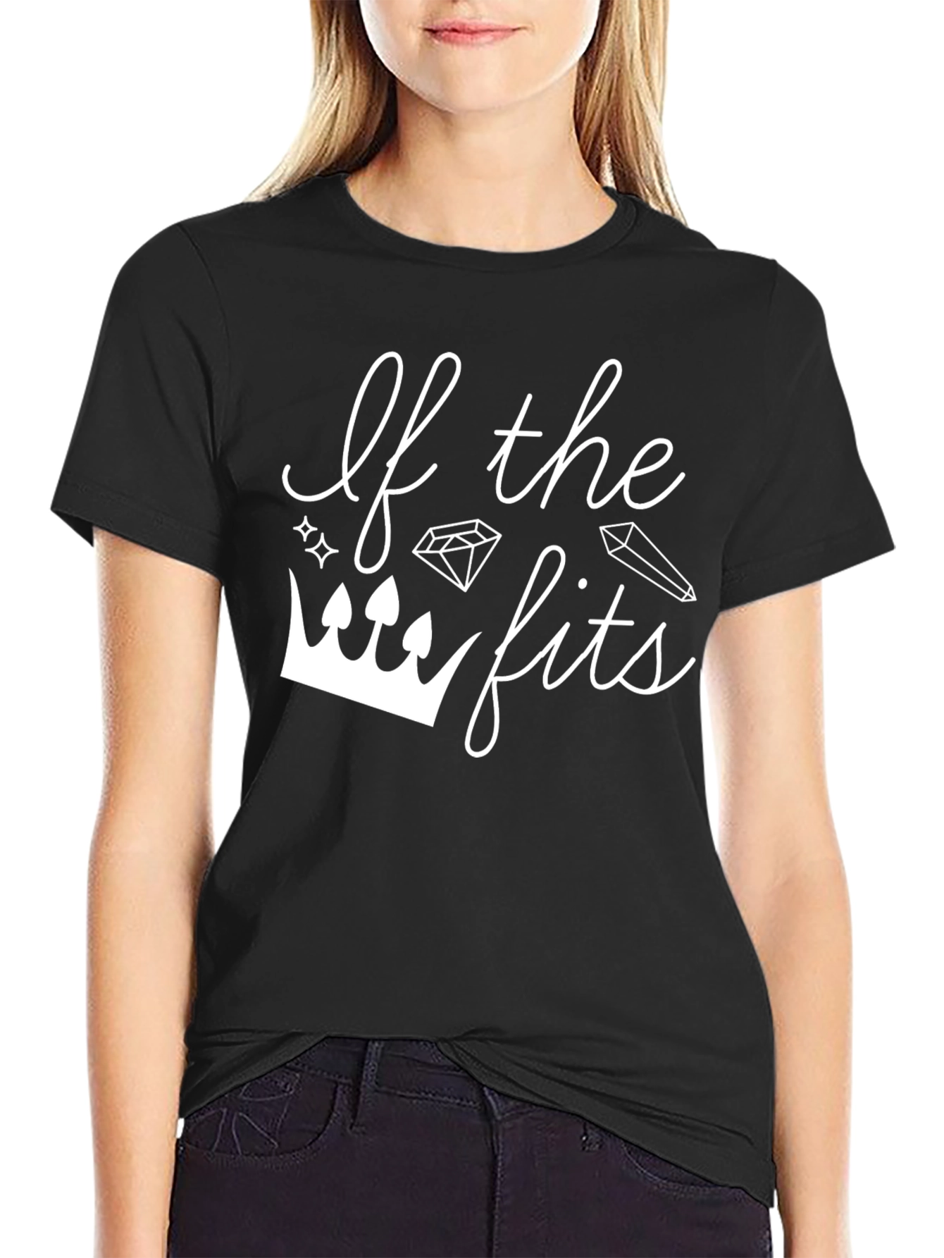 If the Crown Fits T-Shirt - Stylish Graphic Tee