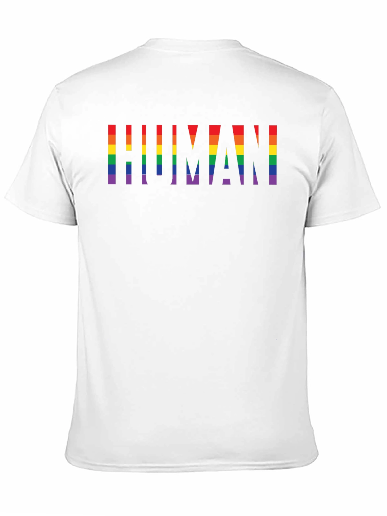 Rainbow Human Pride T-Shirt