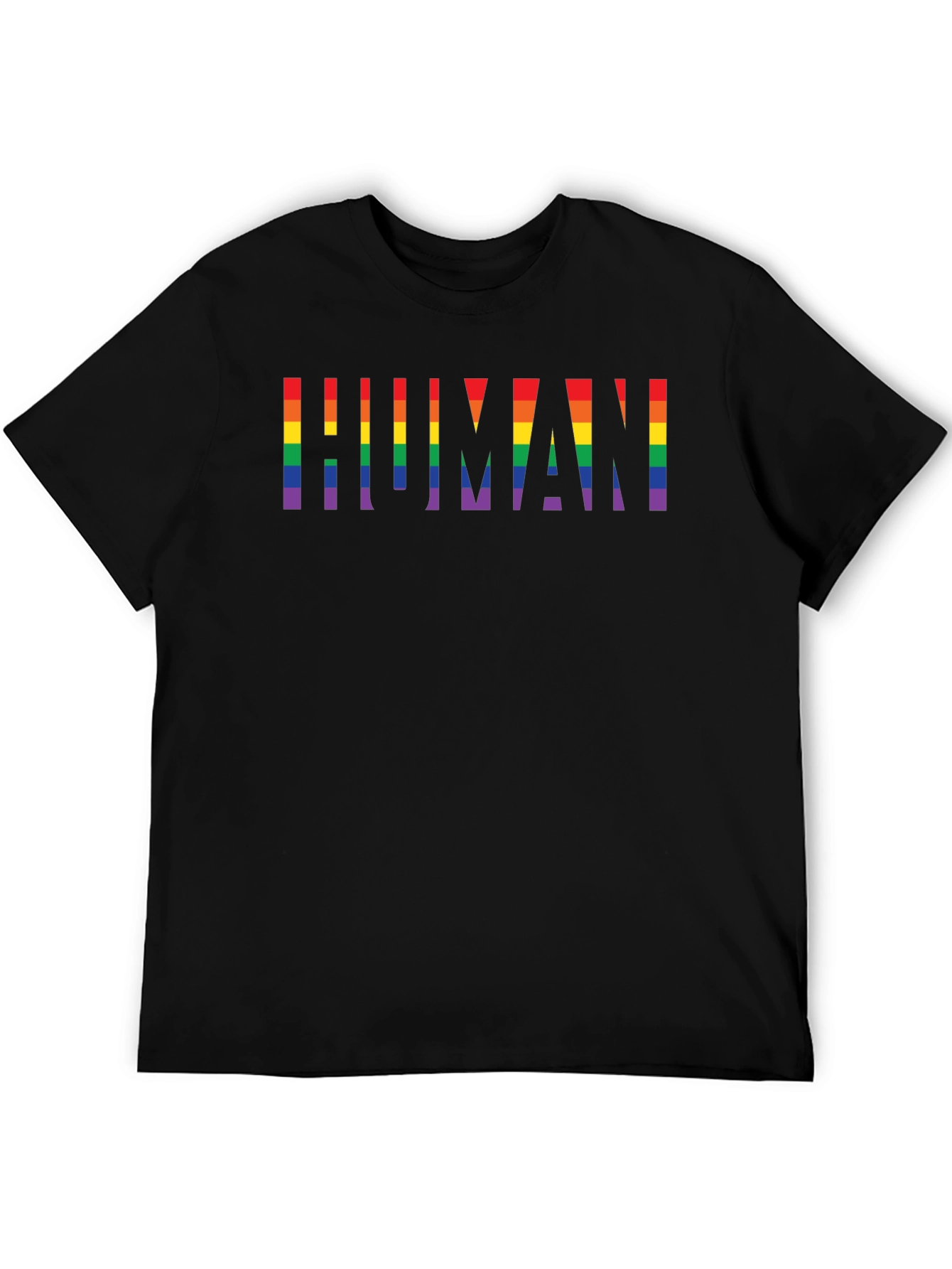 Rainbow Human Pride T-Shirt
