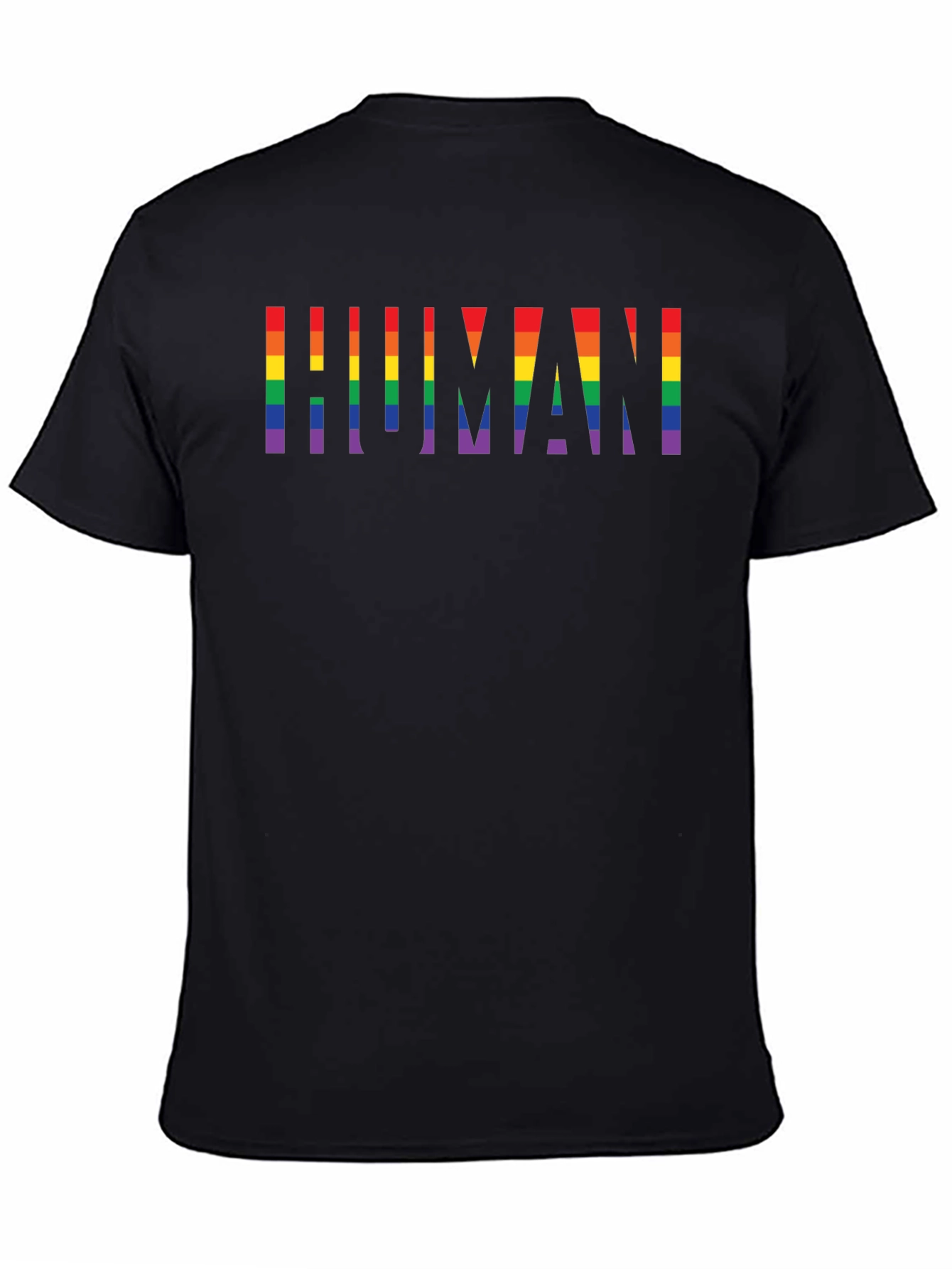 Rainbow Human Pride T-Shirt