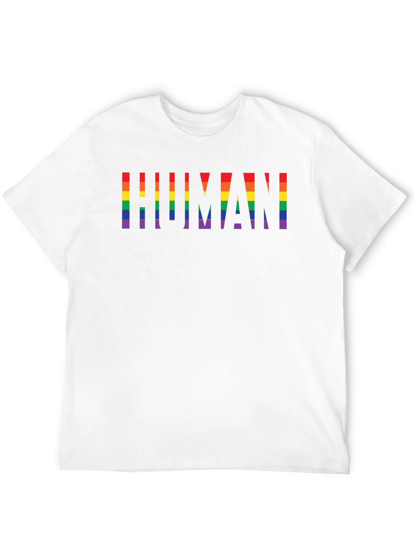 Rainbow Human Pride T-Shirt