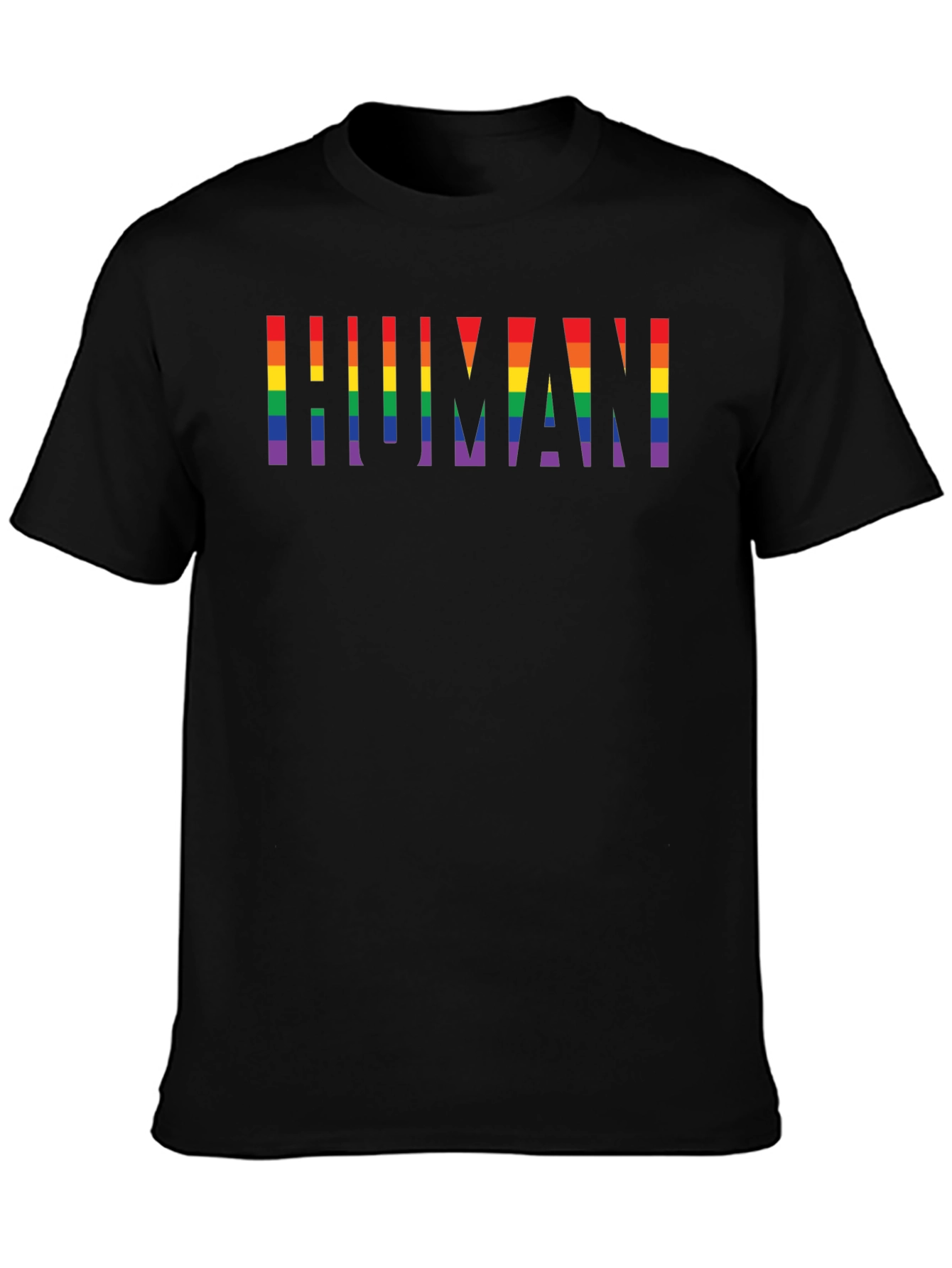 Rainbow Human Pride T-Shirt