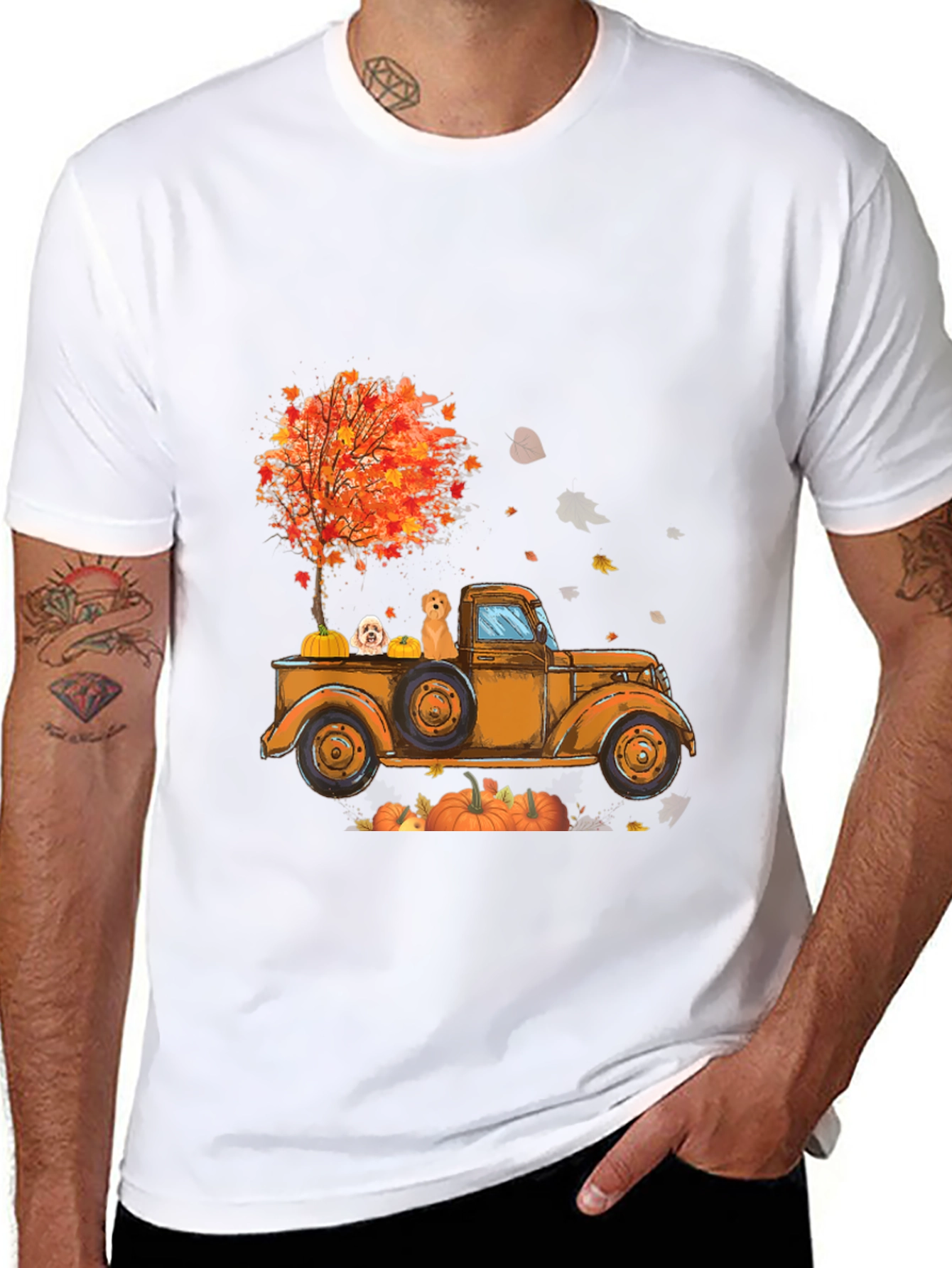 Autumn Harvest Truck Graphic Tee