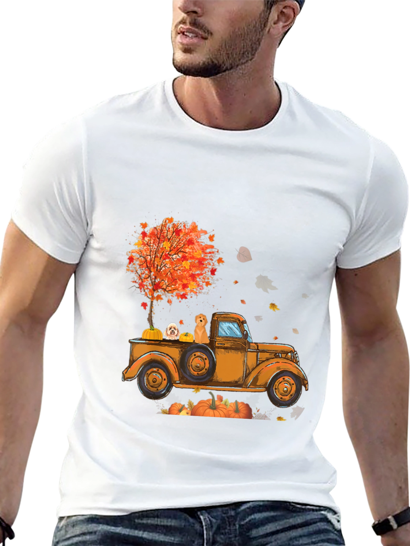 Autumn Harvest Truck Graphic Tee