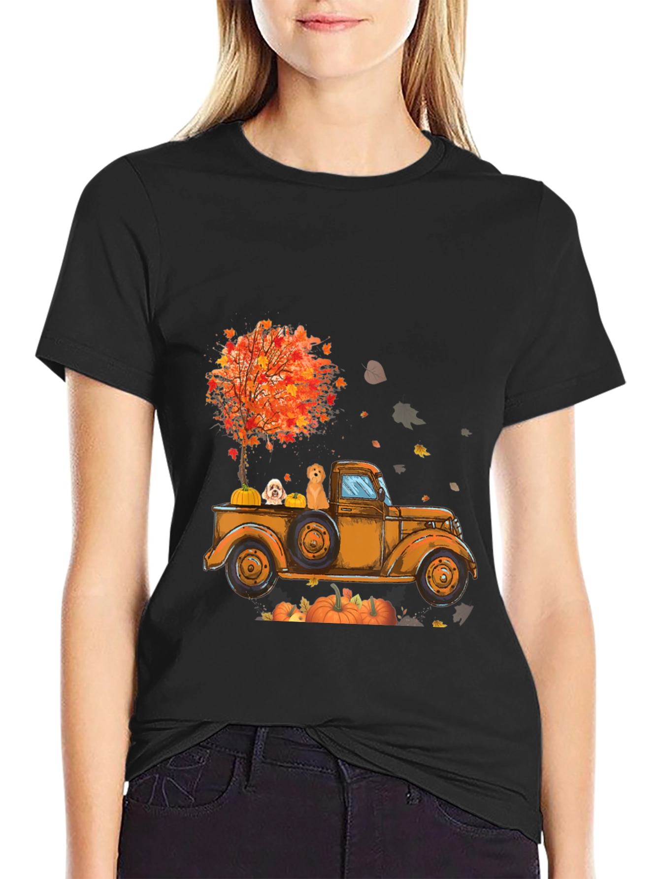 Autumn Harvest Truck Graphic Tee