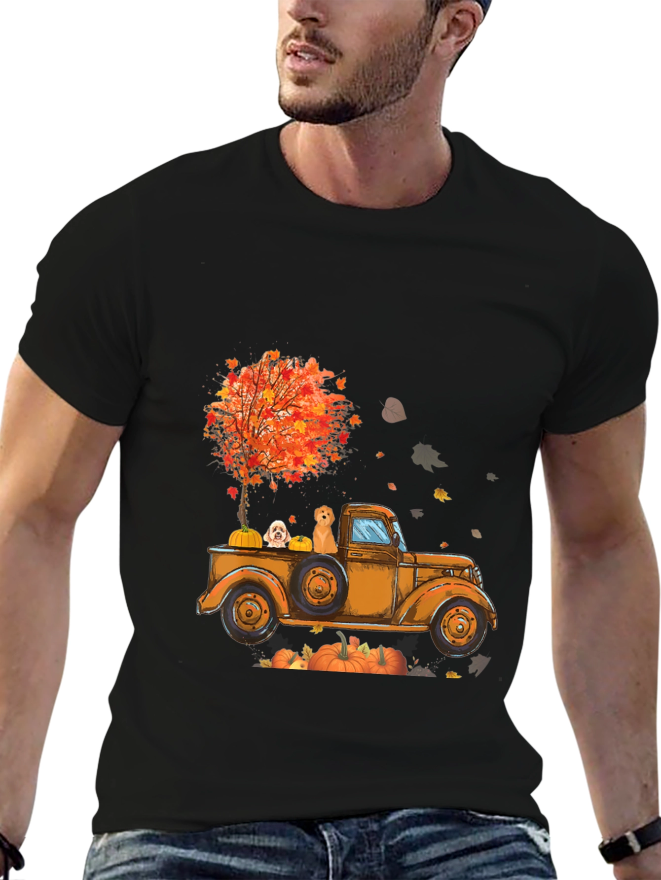 Autumn Harvest Truck Graphic Tee