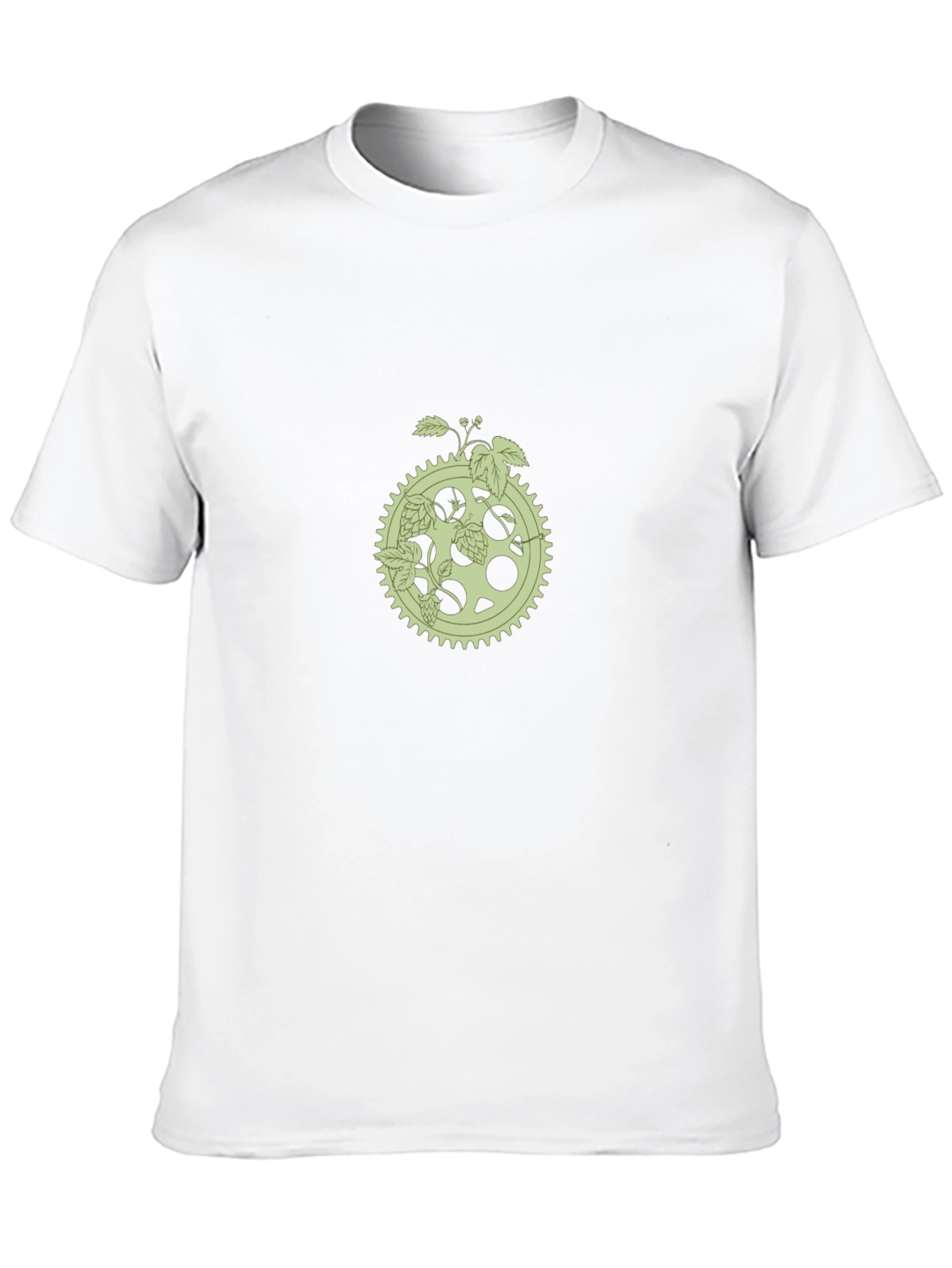 Hop Gear Graphic Tee - Soft Black Cotton T-Shirt