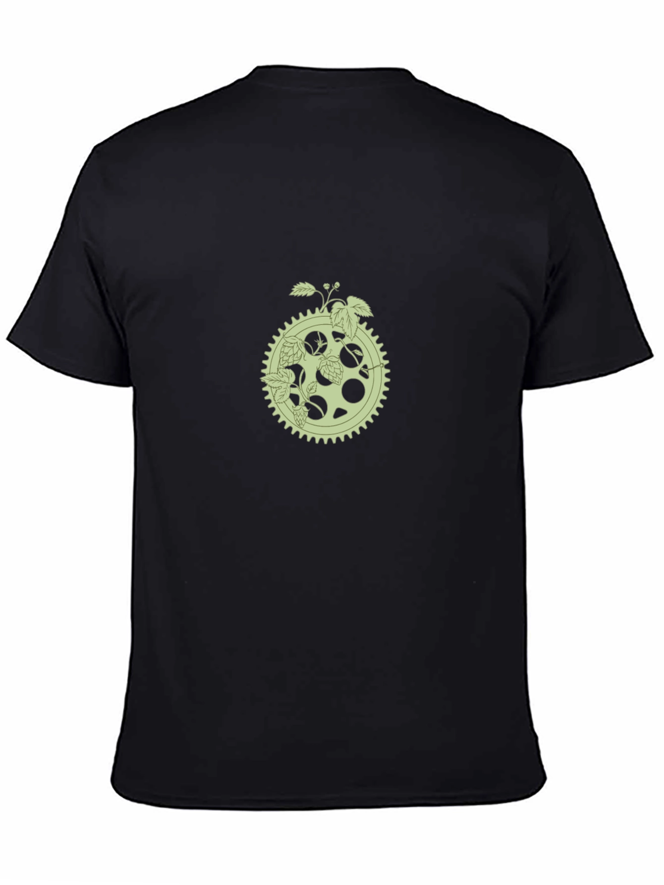Hop Gear Graphic Tee - Soft Black Cotton T-Shirt