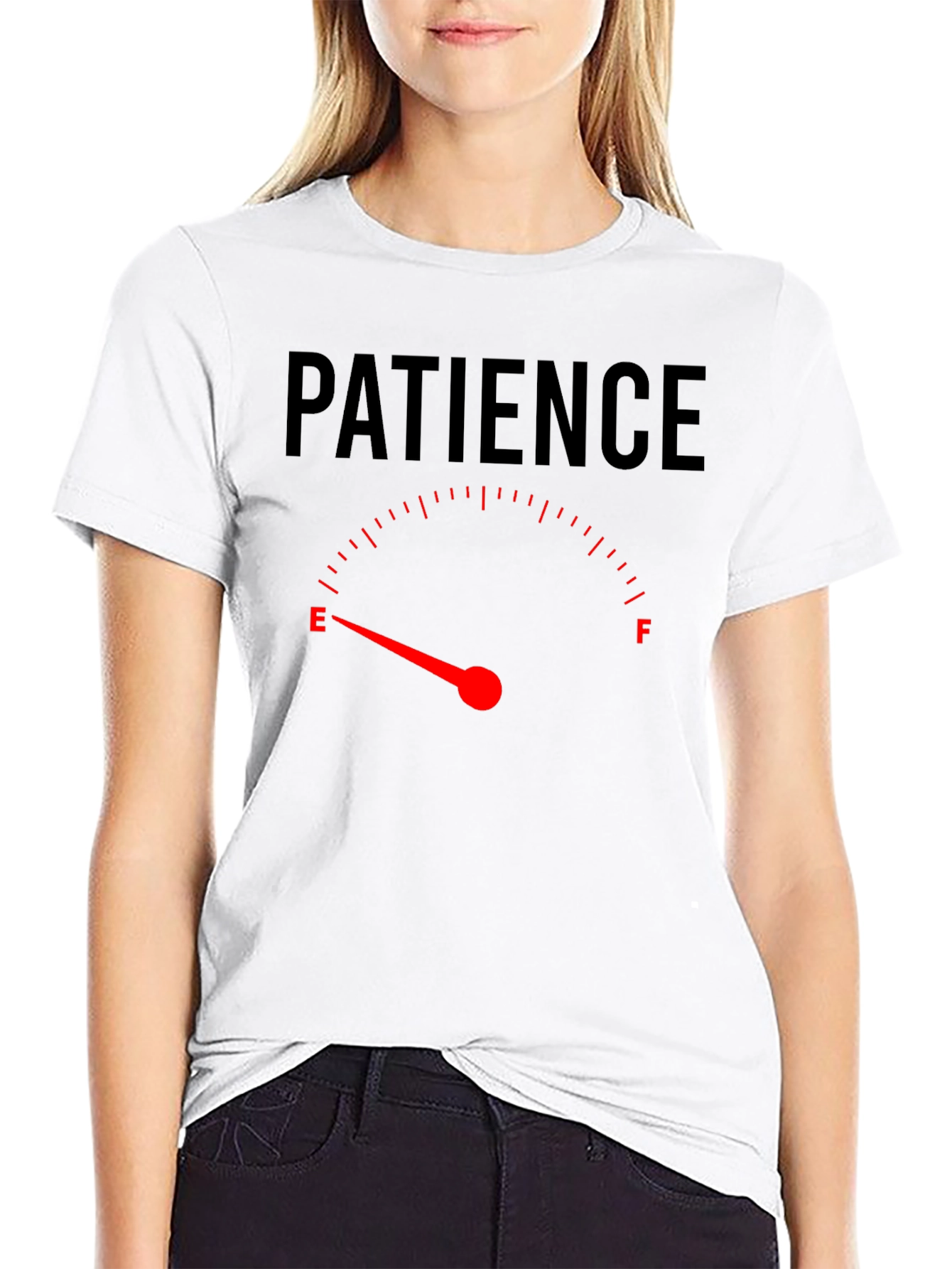 Patience Empty Funny Graphic T-Shirt
