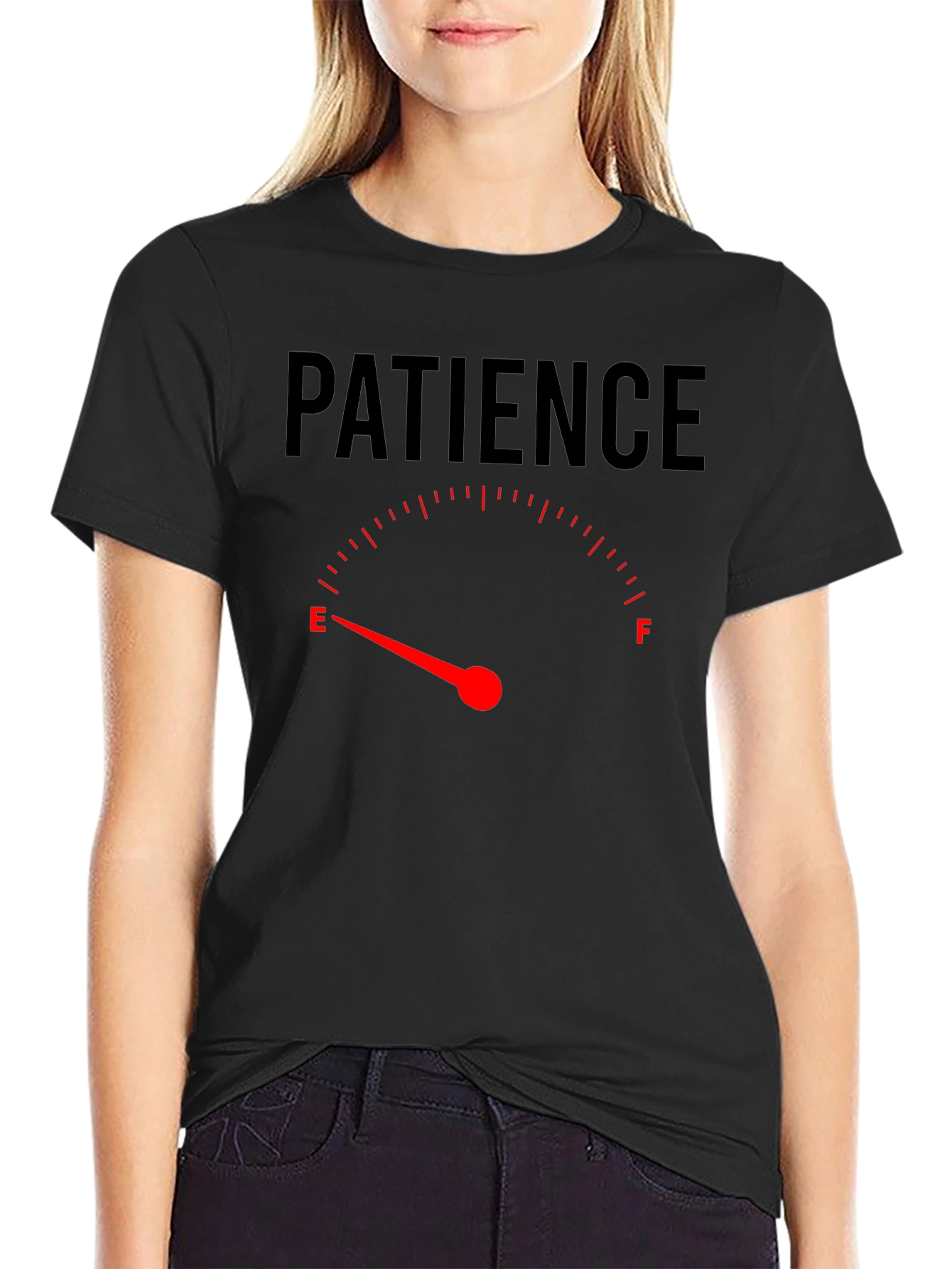 Patience Empty Funny Graphic T-Shirt