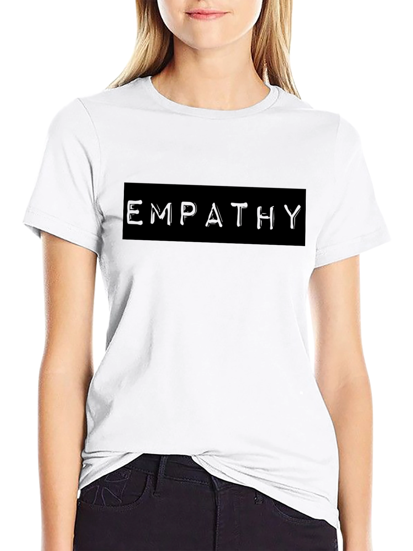Empathy Black T-Shirt - Express Your Compassion
