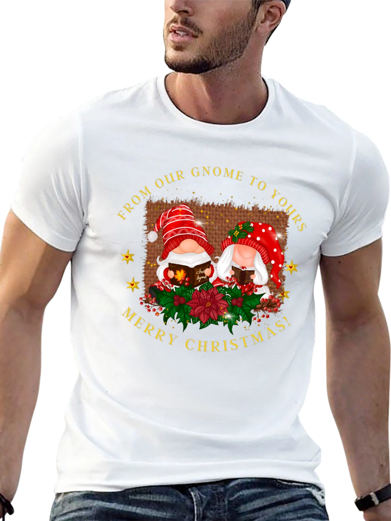 Gnome to Yours Christmas T-Shirt