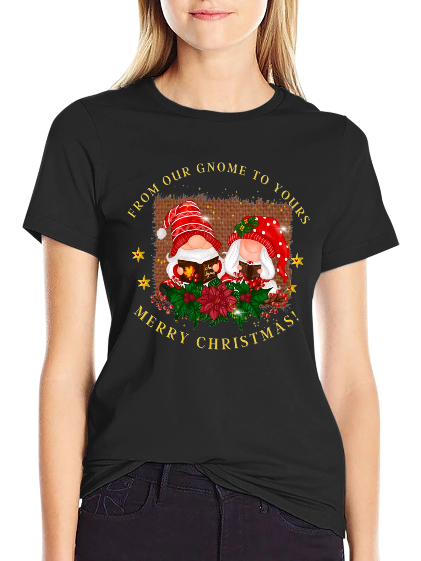 Gnome to Yours Christmas T-Shirt
