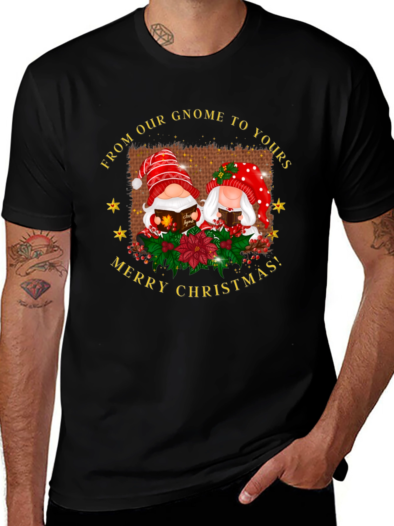 Gnome to Yours Christmas T-Shirt