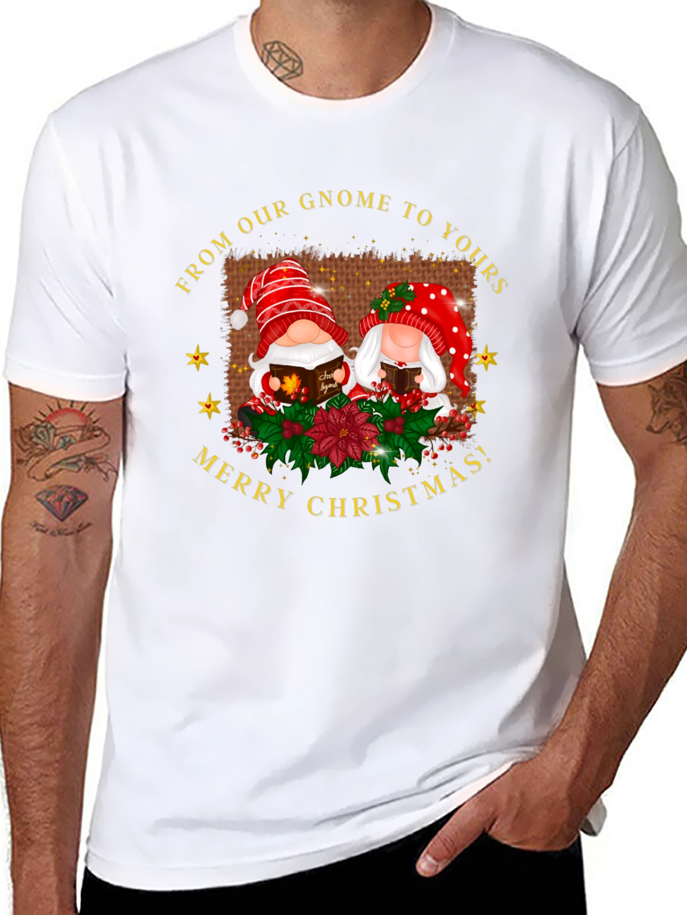 Gnome to Yours Christmas T-Shirt