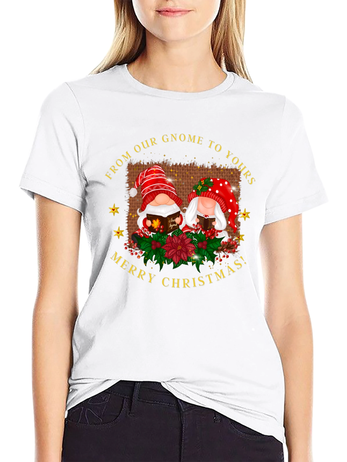 Gnome to Yours Christmas T-Shirt