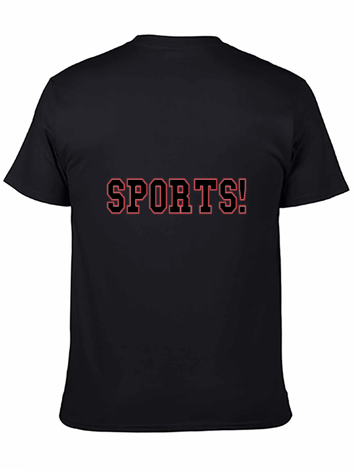 SPORTS! Black Graphic T-Shirt