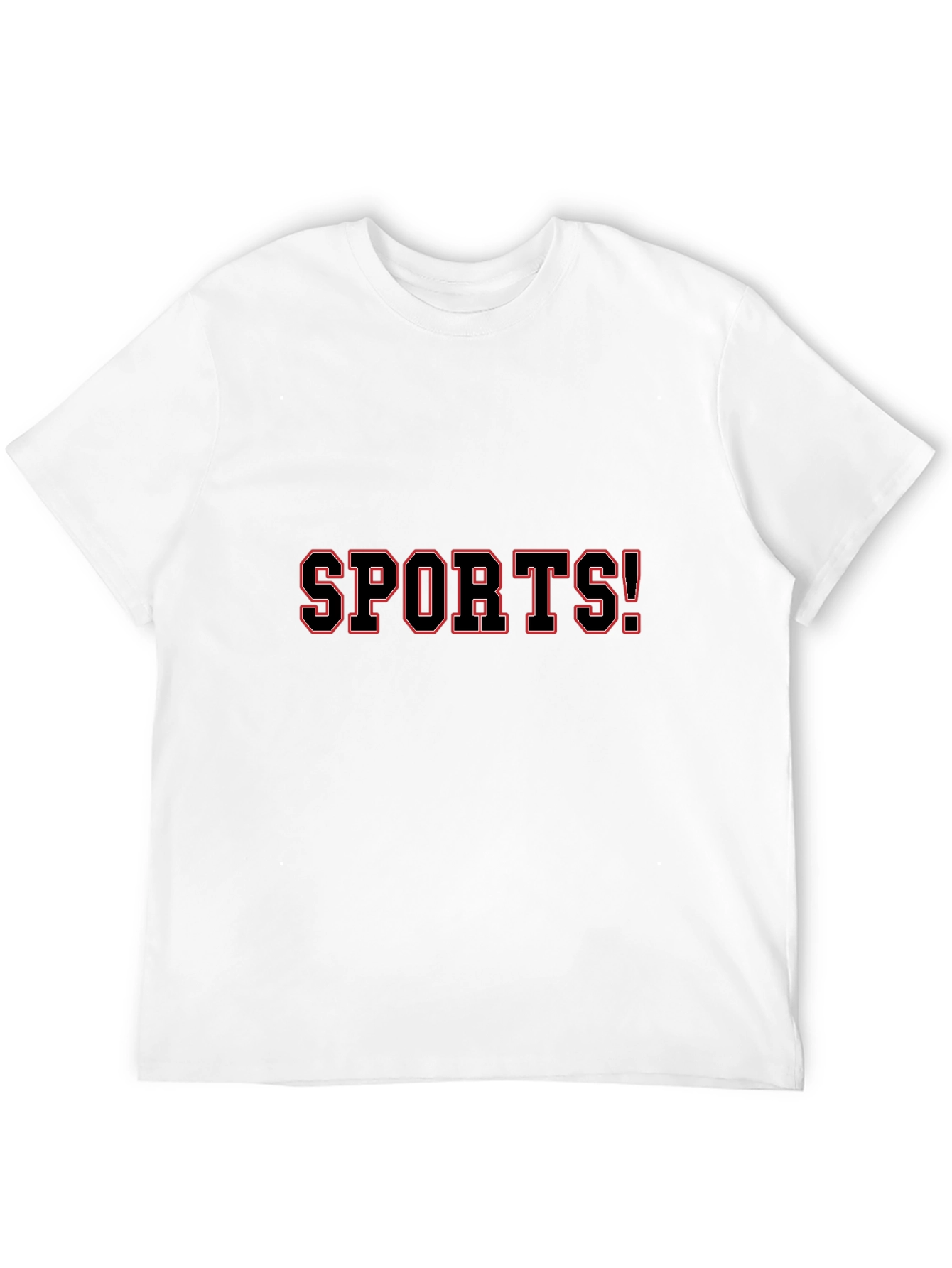 SPORTS! Black Graphic T-Shirt