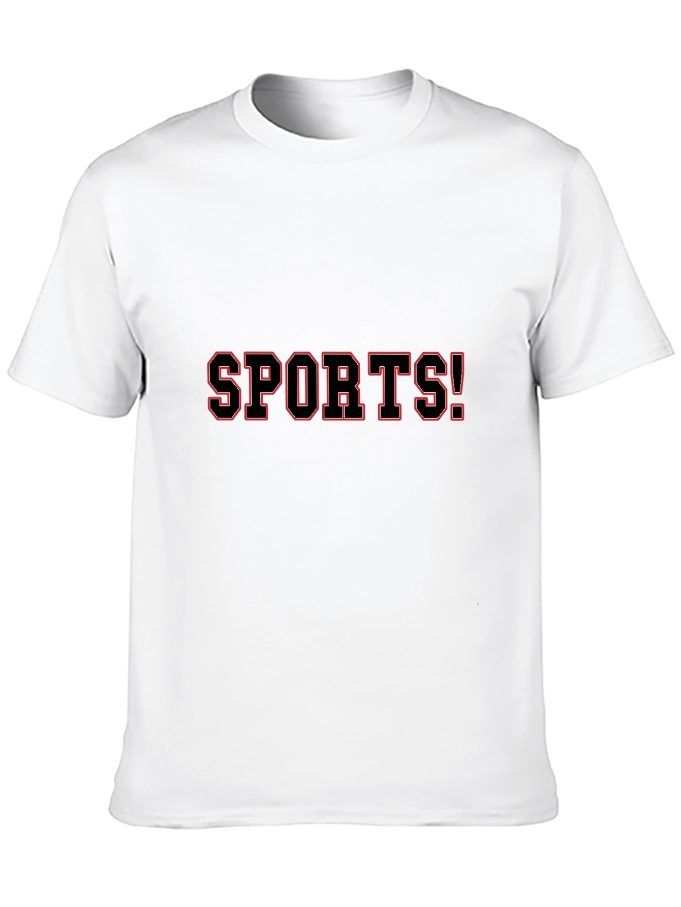 SPORTS! Black Graphic T-Shirt