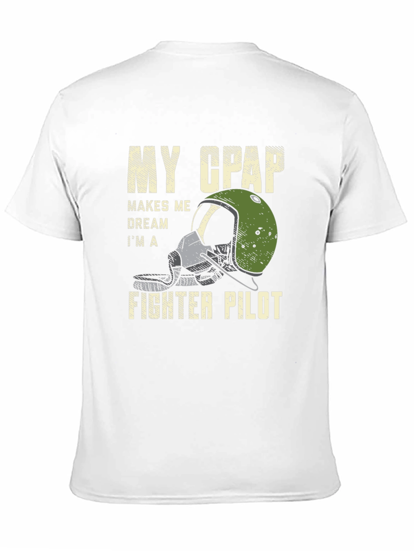 CPAP Fighter Pilot T-Shirt - Sleep Apnea Awareness