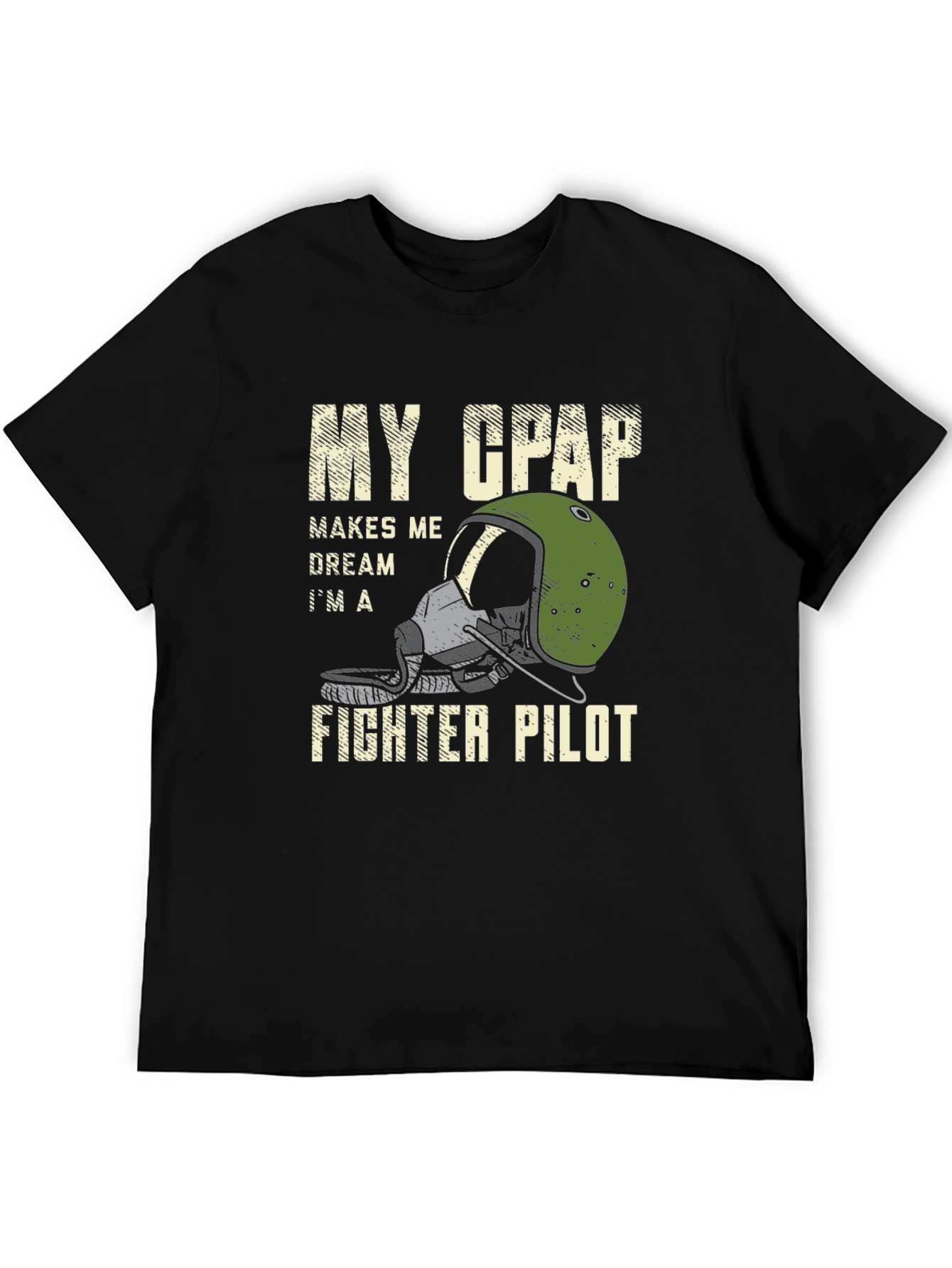 CPAP Fighter Pilot T-Shirt - Sleep Apnea Awareness