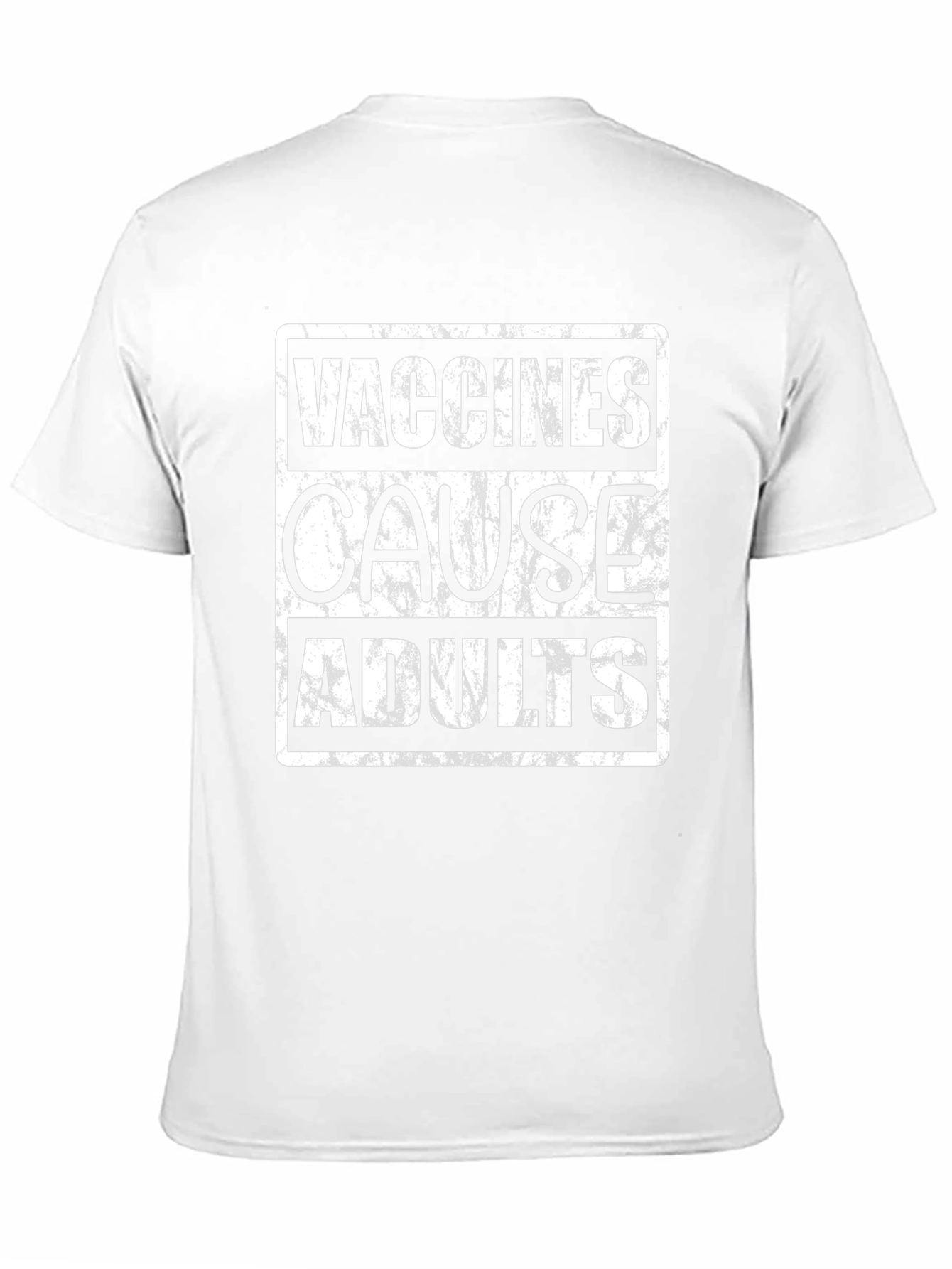 Vaccines Cause Adults Graphic T-Shirt