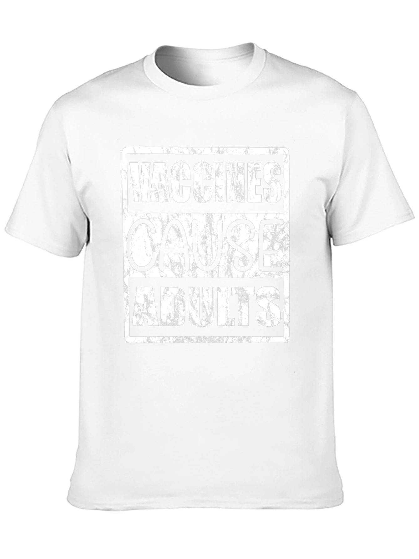 Vaccines Cause Adults Graphic T-Shirt
