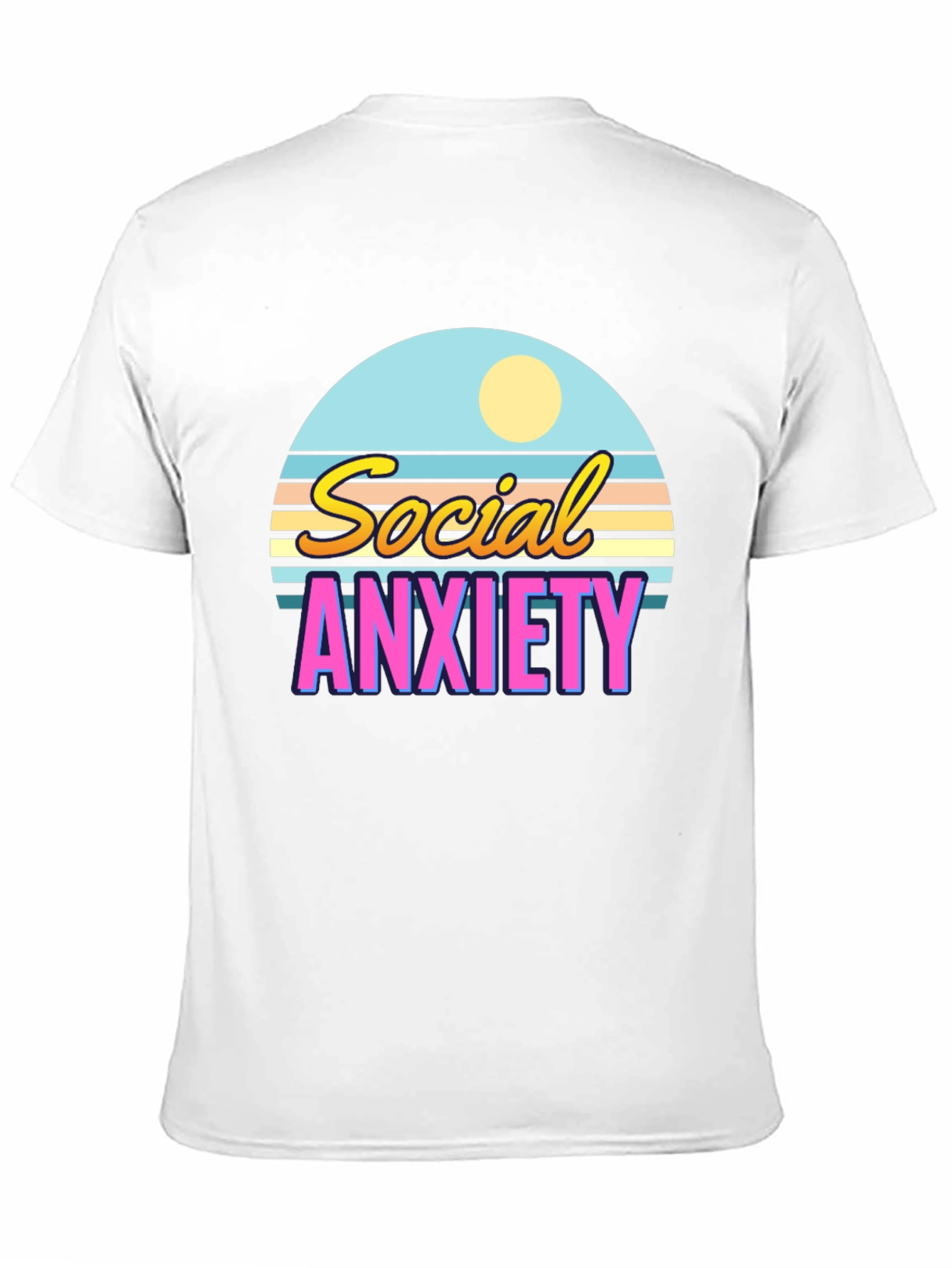 Social Anxiety Retro T-Shirt