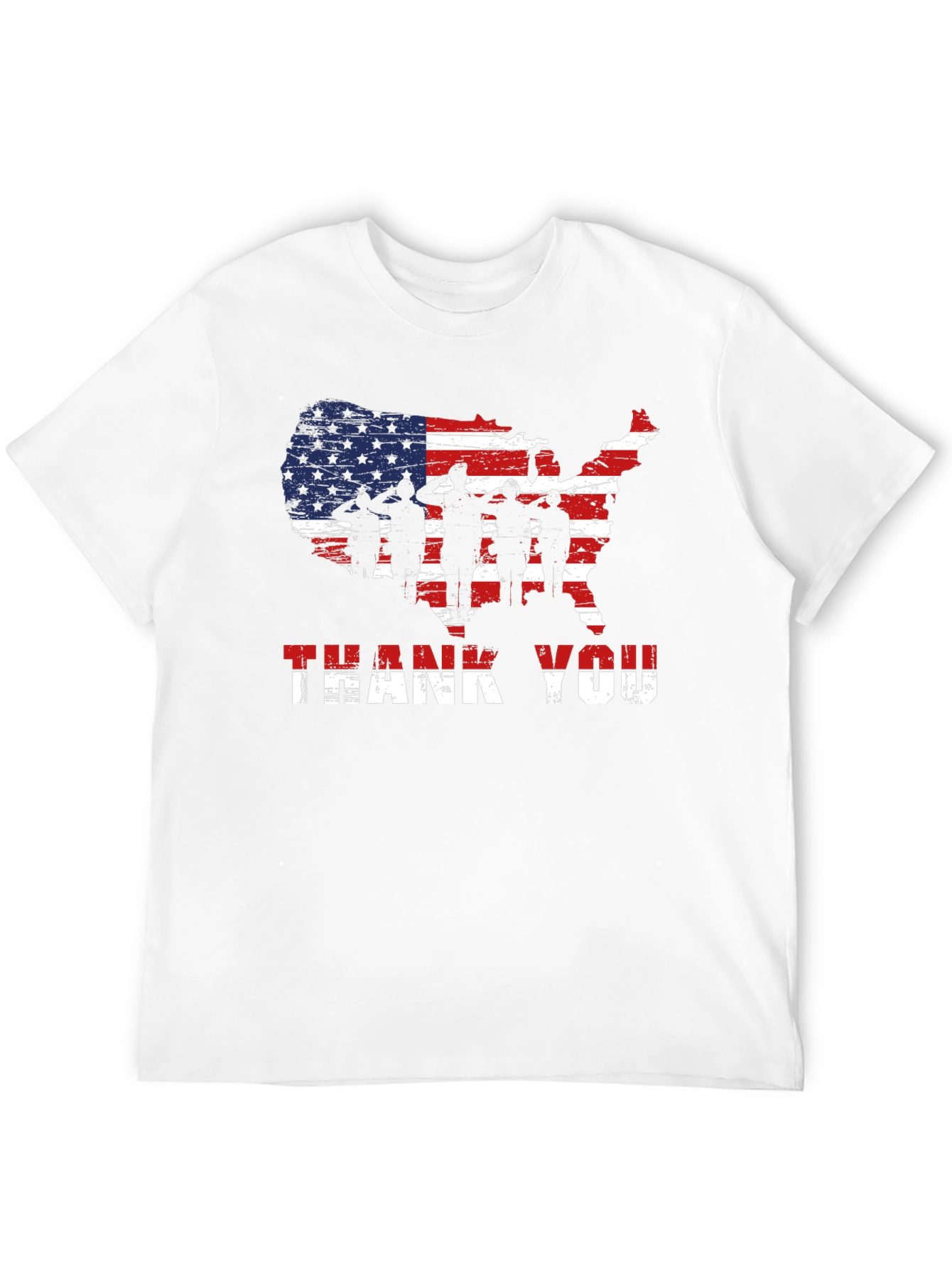 American Flag Thank You T-Shirt