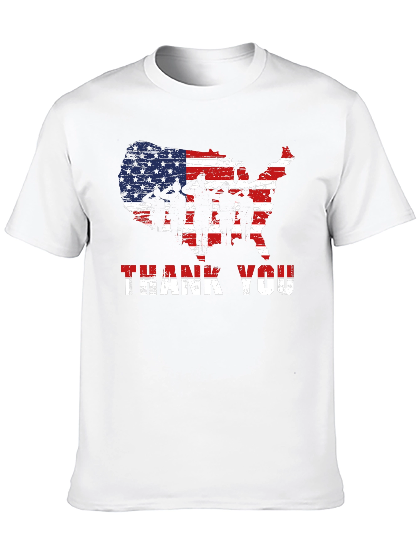 American Flag Thank You T-Shirt