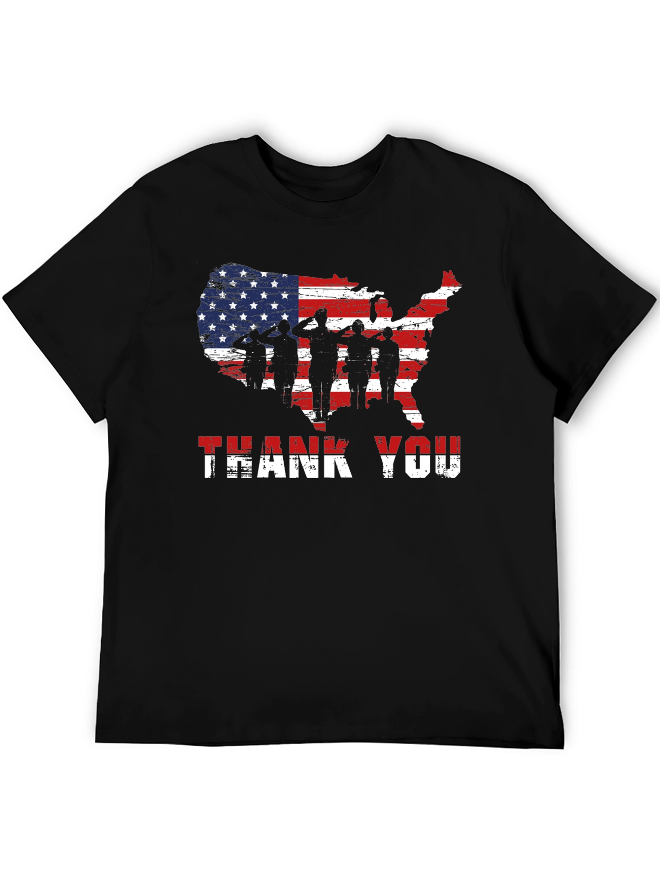 American Flag Thank You T-Shirt