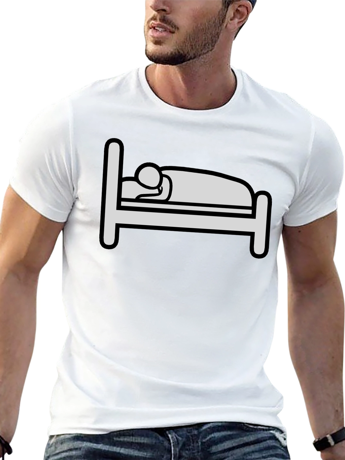 Sleepytime Black T-Shirt - Rest Mode Activated