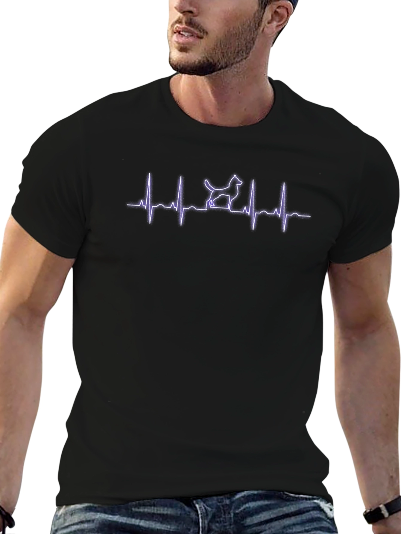 Dog Heartbeat T-Shirt - Love Your Pup!