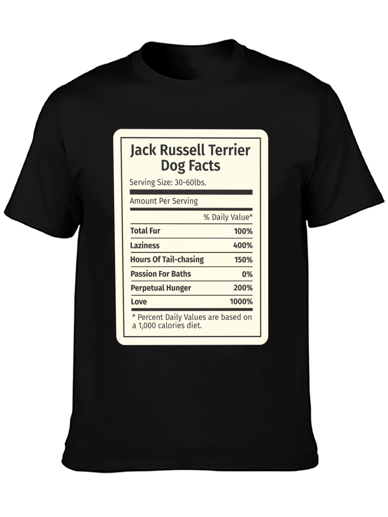 Jack Russell Terrier Dog Facts T-Shirt