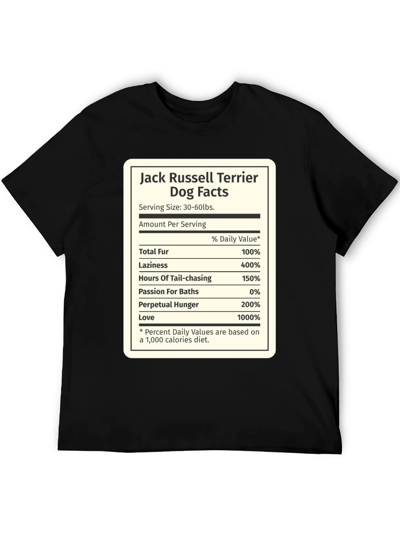 Jack Russell Terrier Dog Facts T-Shirt