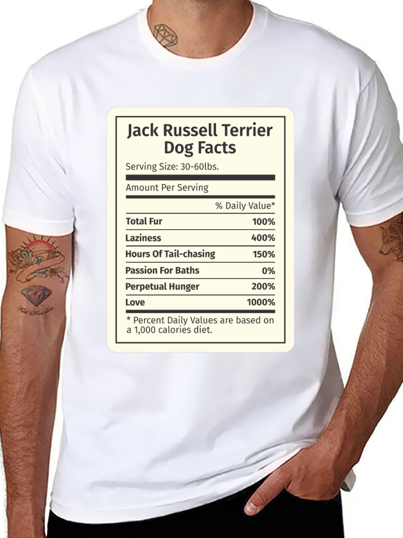Jack Russell Terrier Dog Facts T-Shirt