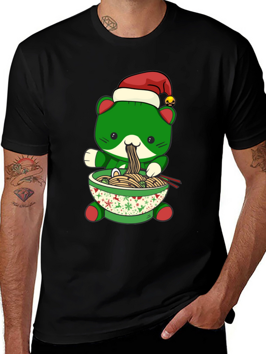 Christmas Ramen Cat T-Shirt