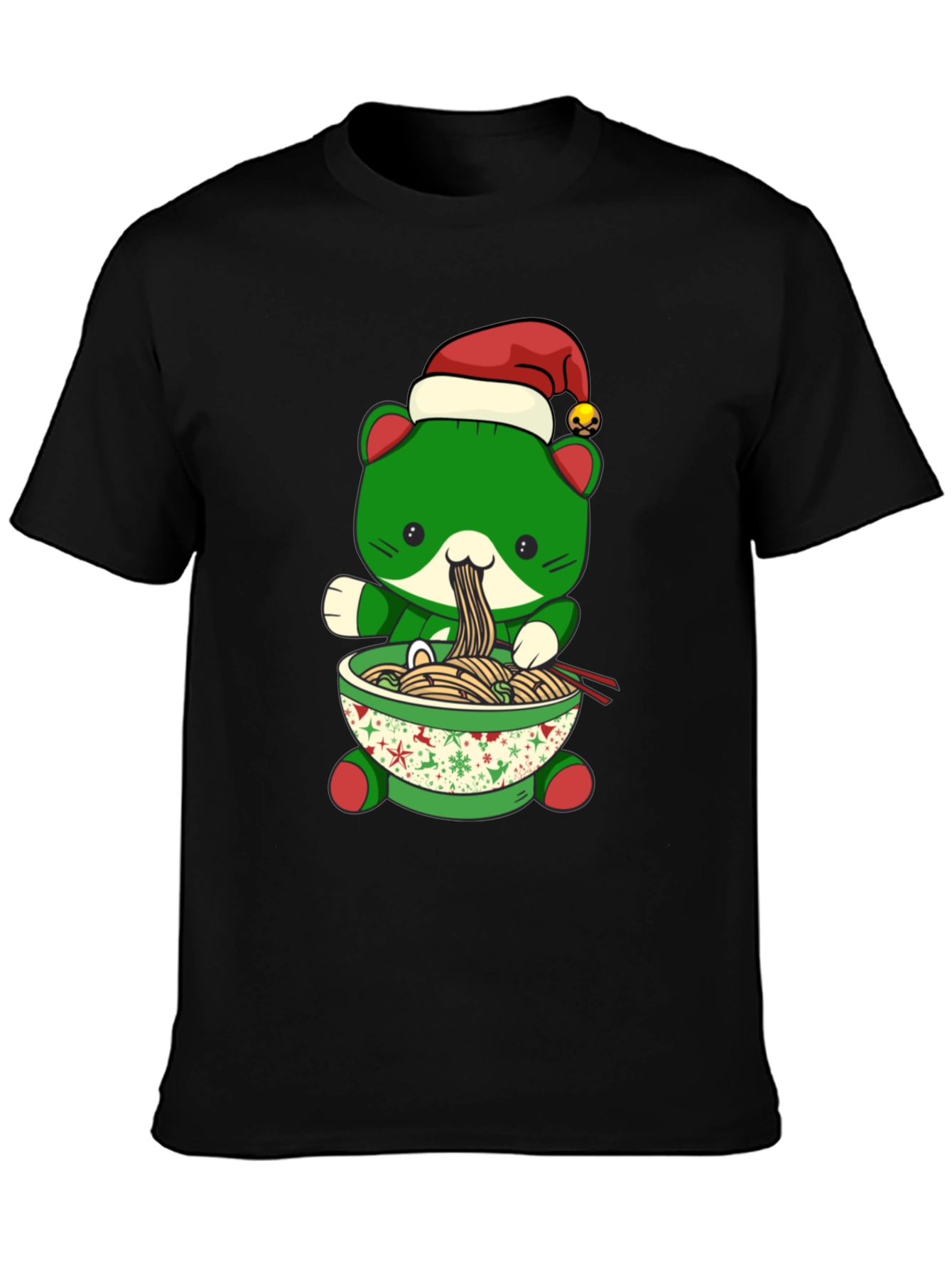 Christmas Ramen Cat T-Shirt