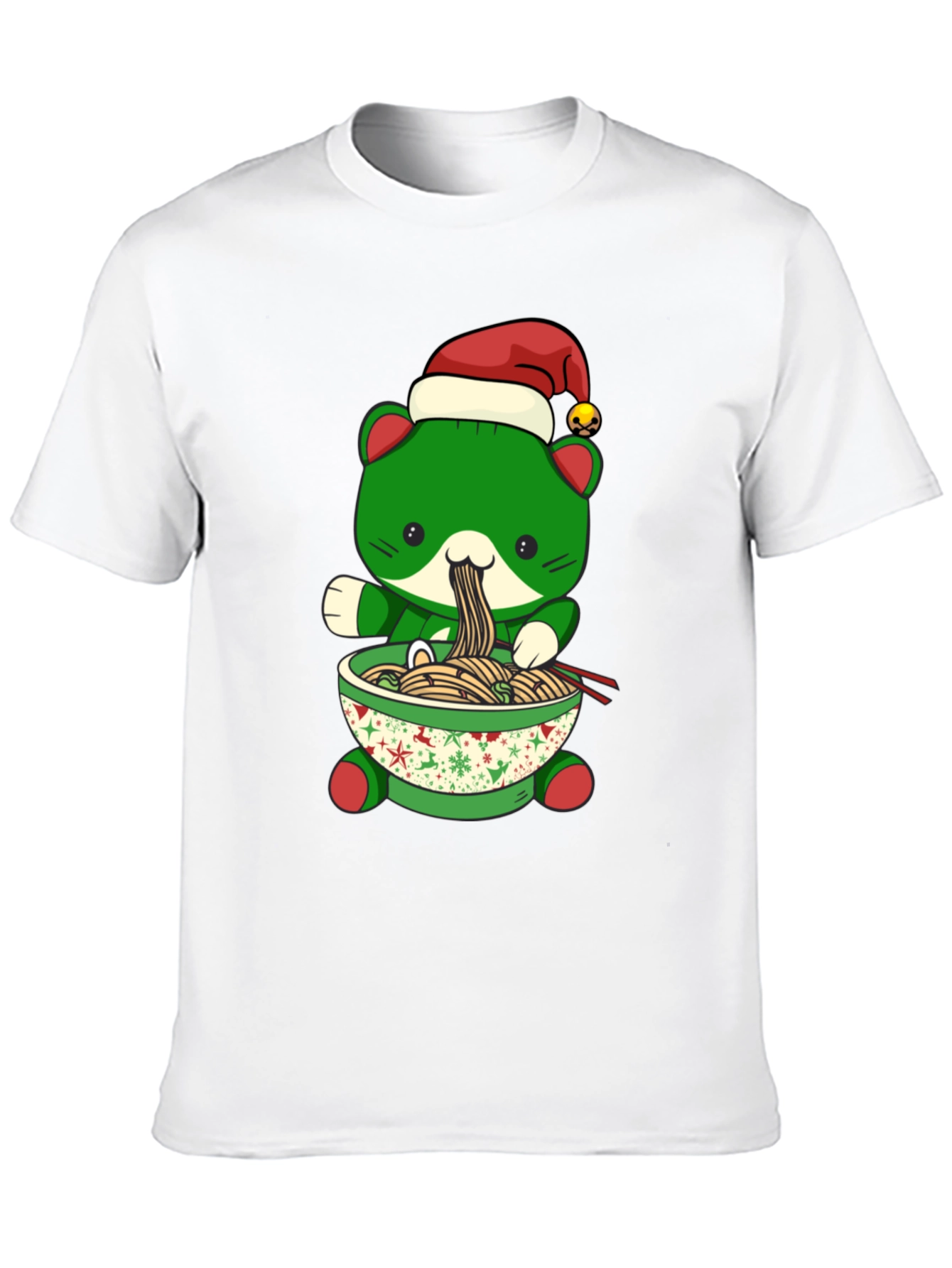 Christmas Ramen Cat T-Shirt